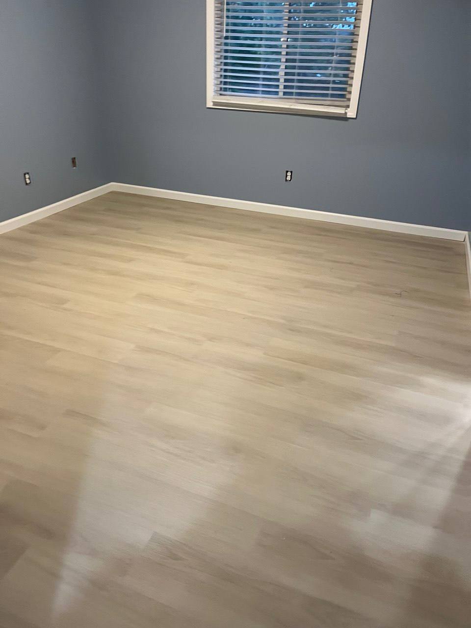Professional flooring installation and full room renovation